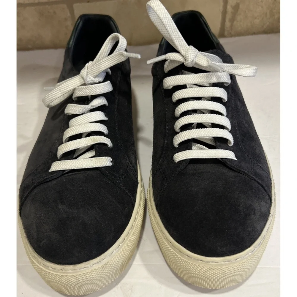 Milwaukee Boot Co Falk Leather Suede Lace Sneaker 20507-415 Black Men's Sz. 9.5M